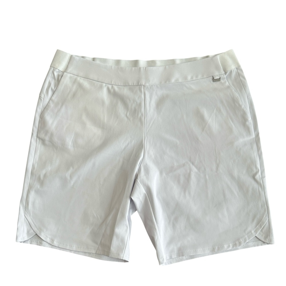 Greg Norman Collection Women's High Waist White Shorts NWT